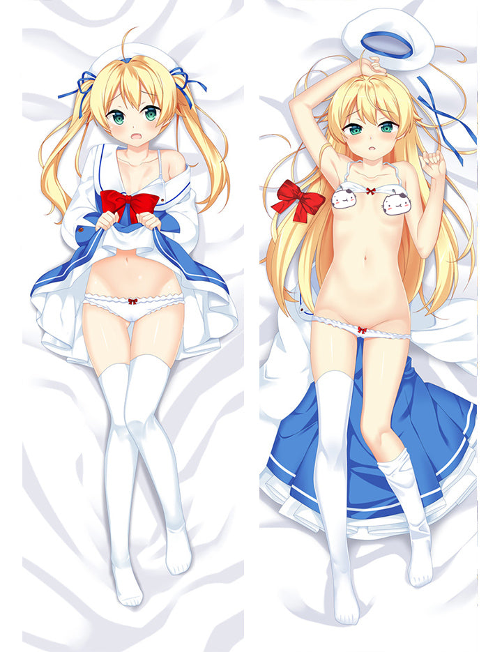R18 Galgame Nuki Doki Anime Dakimakura Pillow Cover image 0