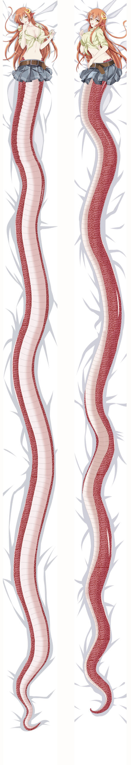 Monster Musume No Iru Nichijou Miia 7 Meter 50 x 700cm Anime Dakimakura Pillow Cover image 0