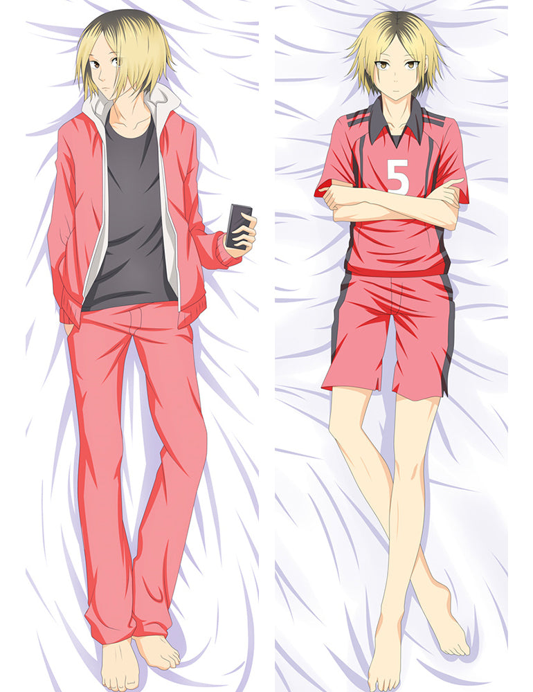 Haikyu!! Nekoma High Kenma Kozume Anime Dakimakura Pillow Cover image 0