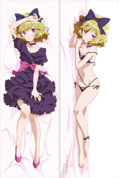 Ms. Vampire who lives in my neighborhood.Ellie Anime Dakimakura Pillow Cover image 0