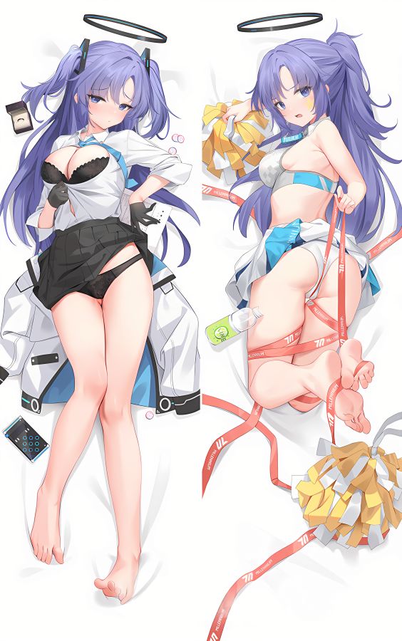Blue Archive Hayase YÅ«ka/Hayase Yuuka Anime Dakimakura Body Pillow Cover image 0