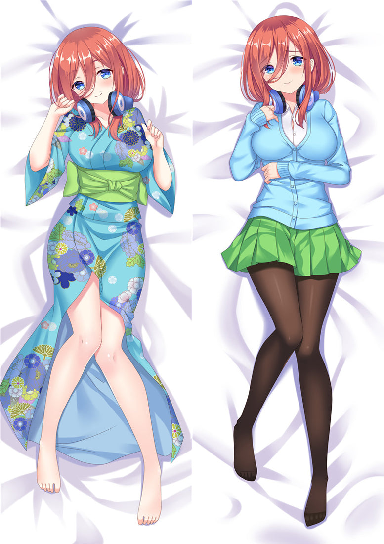 The Quintessential Quintuplets Nakano Miku Anime Dakimakura Pillow Cover image 0
