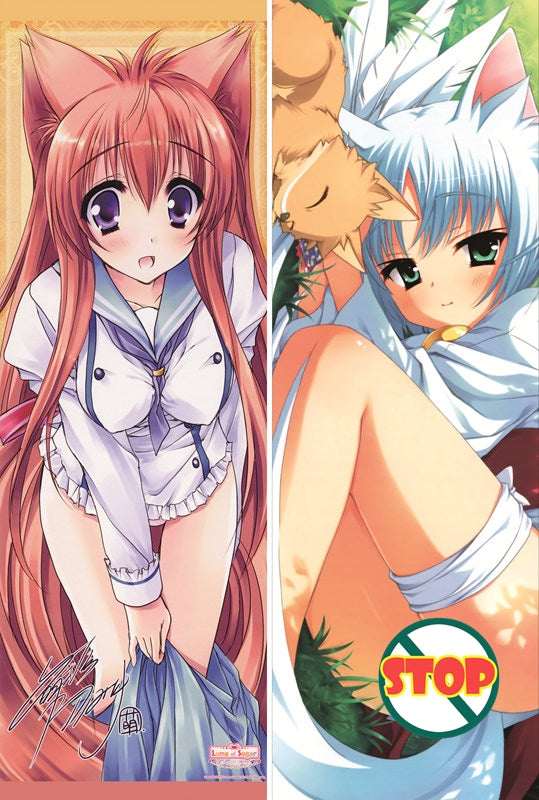Kiss on my Deity Mashiro Mito Kisaragi Mifuyu Anime Dakimakura Pillow Cover image 0