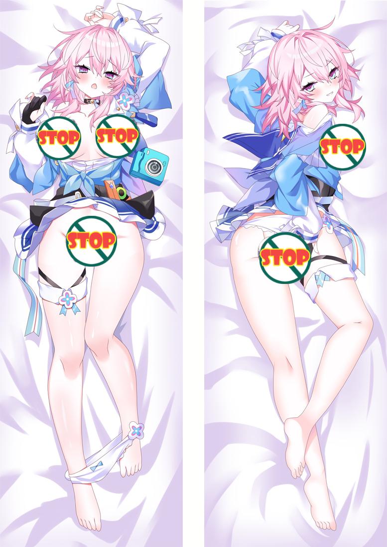 Honkai Star Rail March 7th Anime Dakimakura Sexy Body Pillow Cover image 0