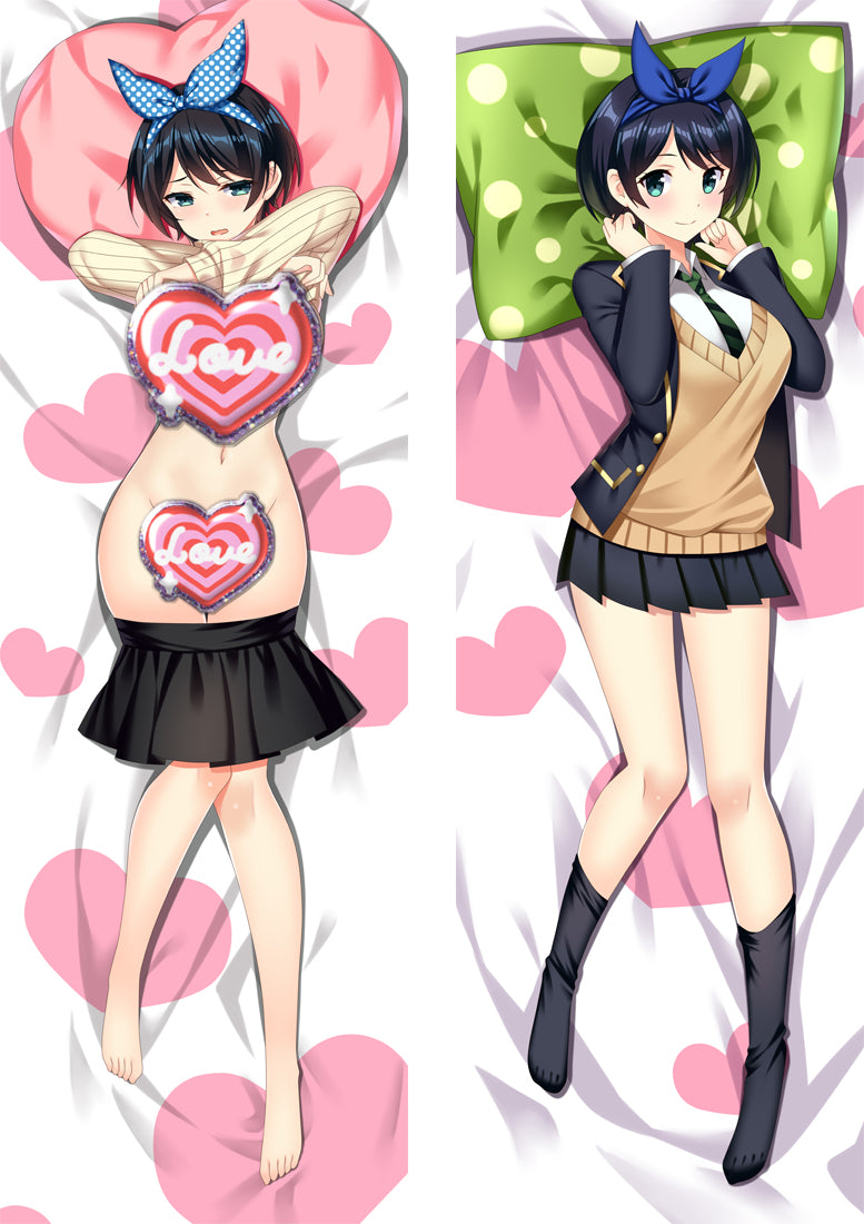 Kanojo, Okarishimasu Sarashina Ruka Dakimakura Pillow Cover image 0
