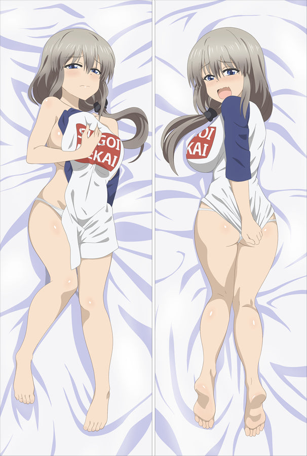 Uzaki-chan Wants to Hang Out! Uzaki Hana Anime Dakimakura Pillow Cover image 0