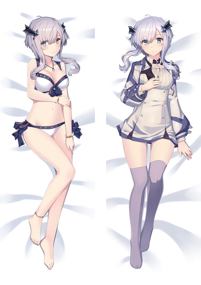 The Misfit of Demon King Academy Misha Necron Anime Dakimakura Body Pillow Cover image 0