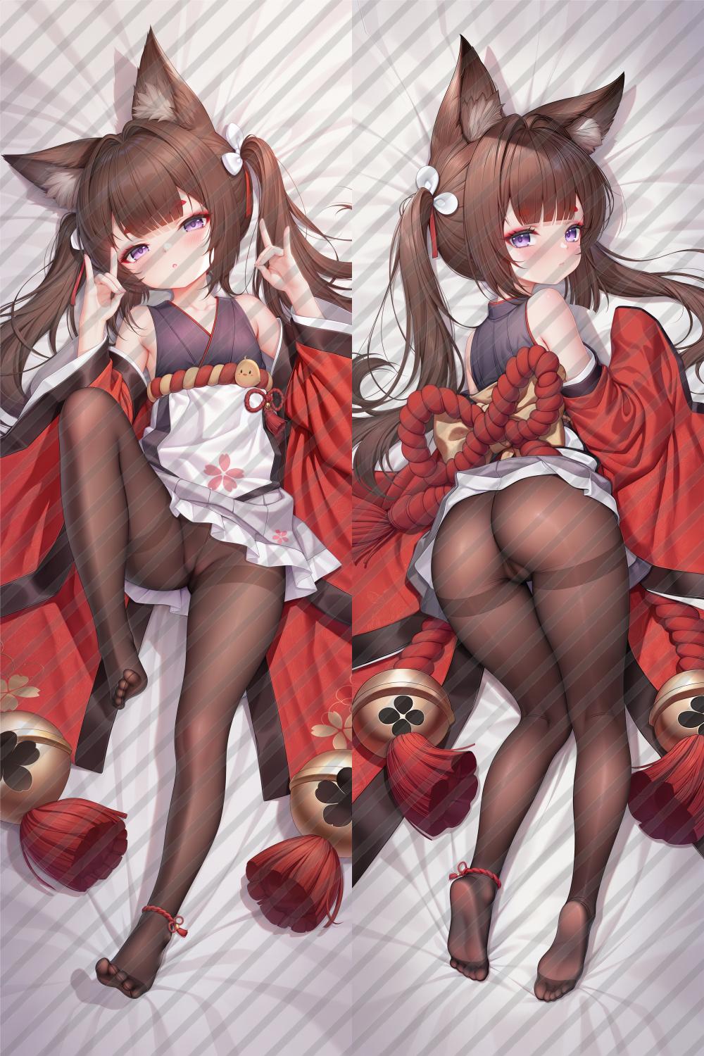 Azur Lane Amagi-chan Anime Dakimakura Girl Body Pillow Cover image 0