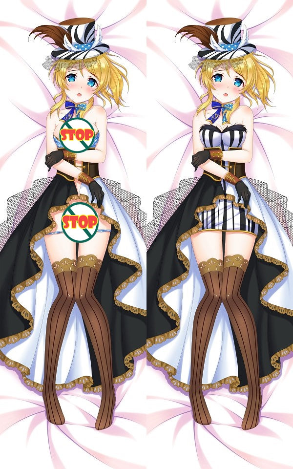 Love Live! Ayase Eli Anime Dakimakura Pillow Case image 0