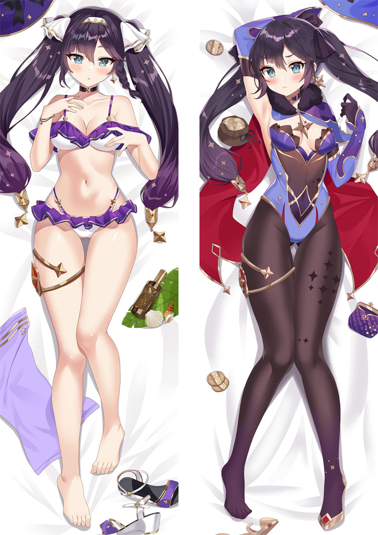 Mona Dakimakura Body Pillow Cover - Genshin Impact image 0
