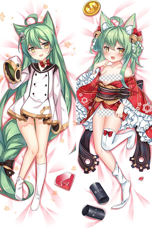Azur Lane Akashi Anime Dakimakura Sexy Body Pillow Cover image 0