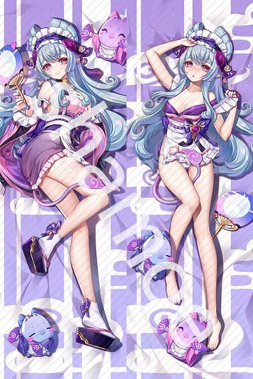 Genshin Impact Yumemizuki Mizuki Anime Dakimakura Body Pillow Cover image 0