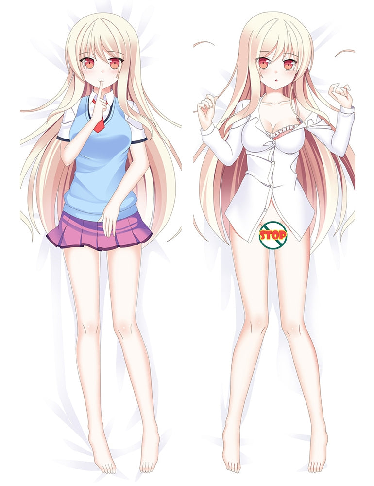 The Pet Girl of Sakurasou Mashiro Shiina Anime Dakimakura Pillow Cover image 0