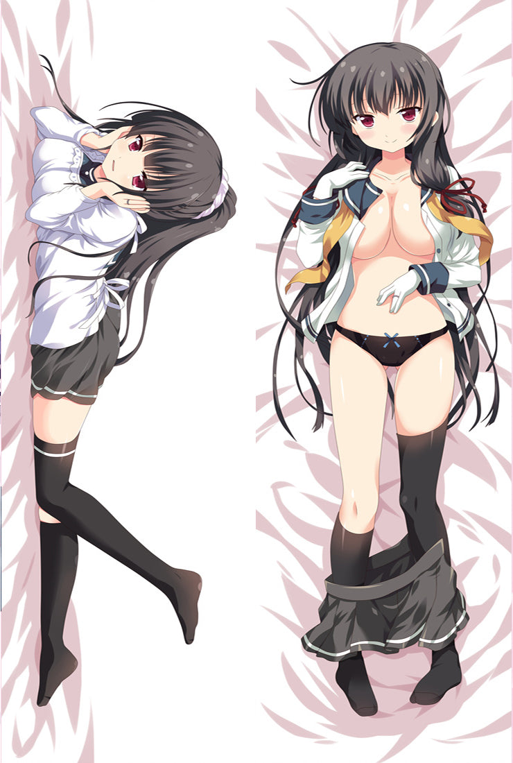 Kantai Collection Isokaze Anime Dakimakura Pillow Cover image 0