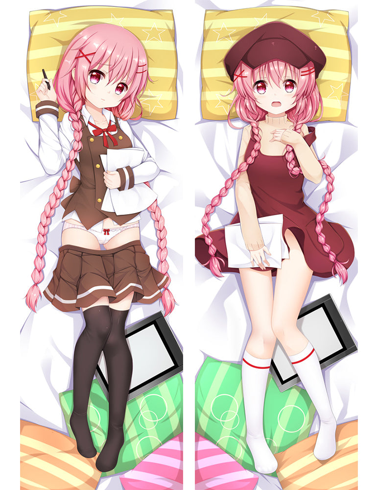 Comic Girls Moeta Kaoruko Anime Dakimakura Hugging Pillow Cover image 0