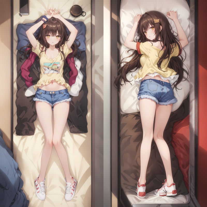 To Love-Ru Yuuki Mikan Anime Dakimakura Body Pillow Cover image 0