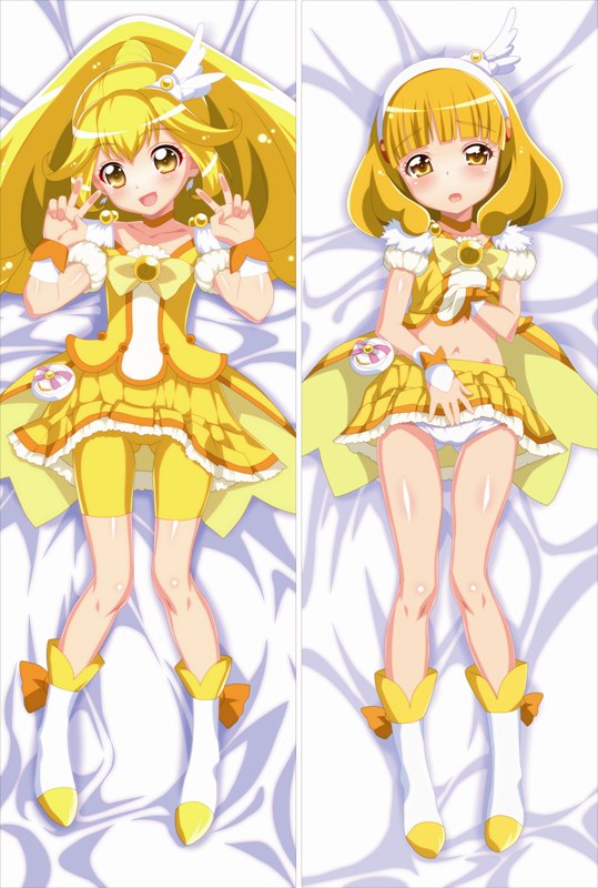 Pretty Cure Cure Peace Anime Dakimakura Body Pillow Cover image 0