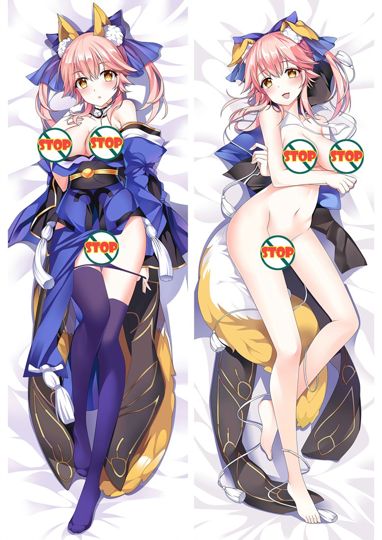 Fate Grand Order Tamamo no Mae Anime Dakimakura Pillow Cover image 0