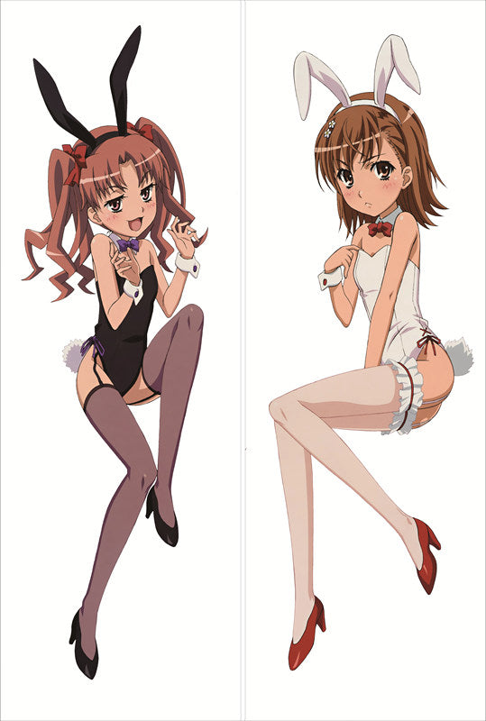 A Certain Scientific Railgun Mikoto Misaka Anime Dakimakura Body Pillow Cover image 0