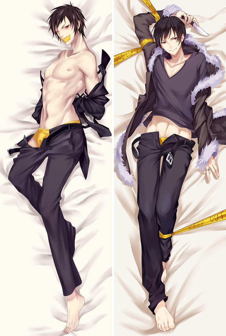 DuRaRaRa!! Izaya Orihara Anime Dakimakura Pillow Case image 0