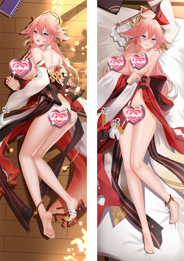 Genshin Impact Yae Miko Body Pillow Cover image 0