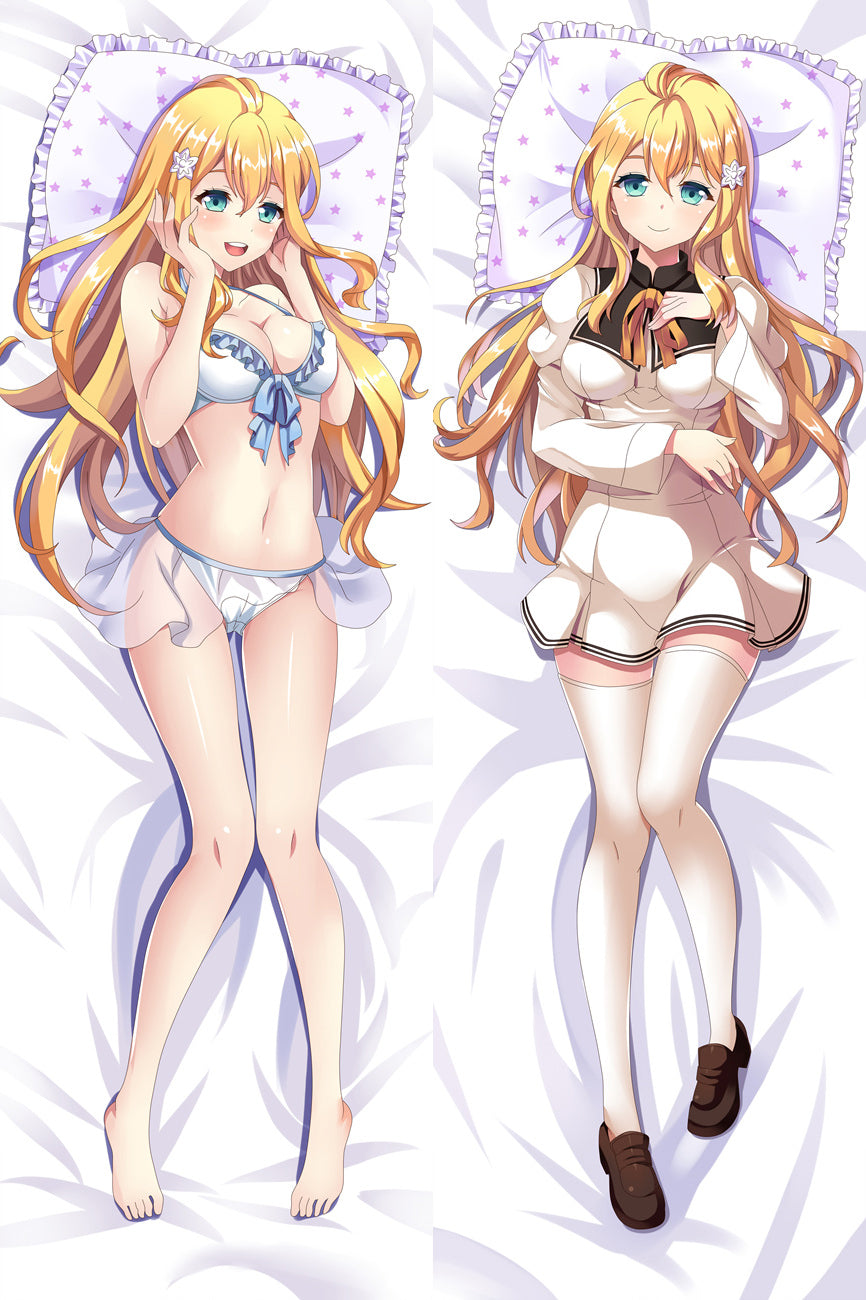 Shomin Sample: I Was Abducted by an Elite All-Girls School as a Sample Commoner Reiko Arisugawa Anime Dakimakura Pillow Case image 0