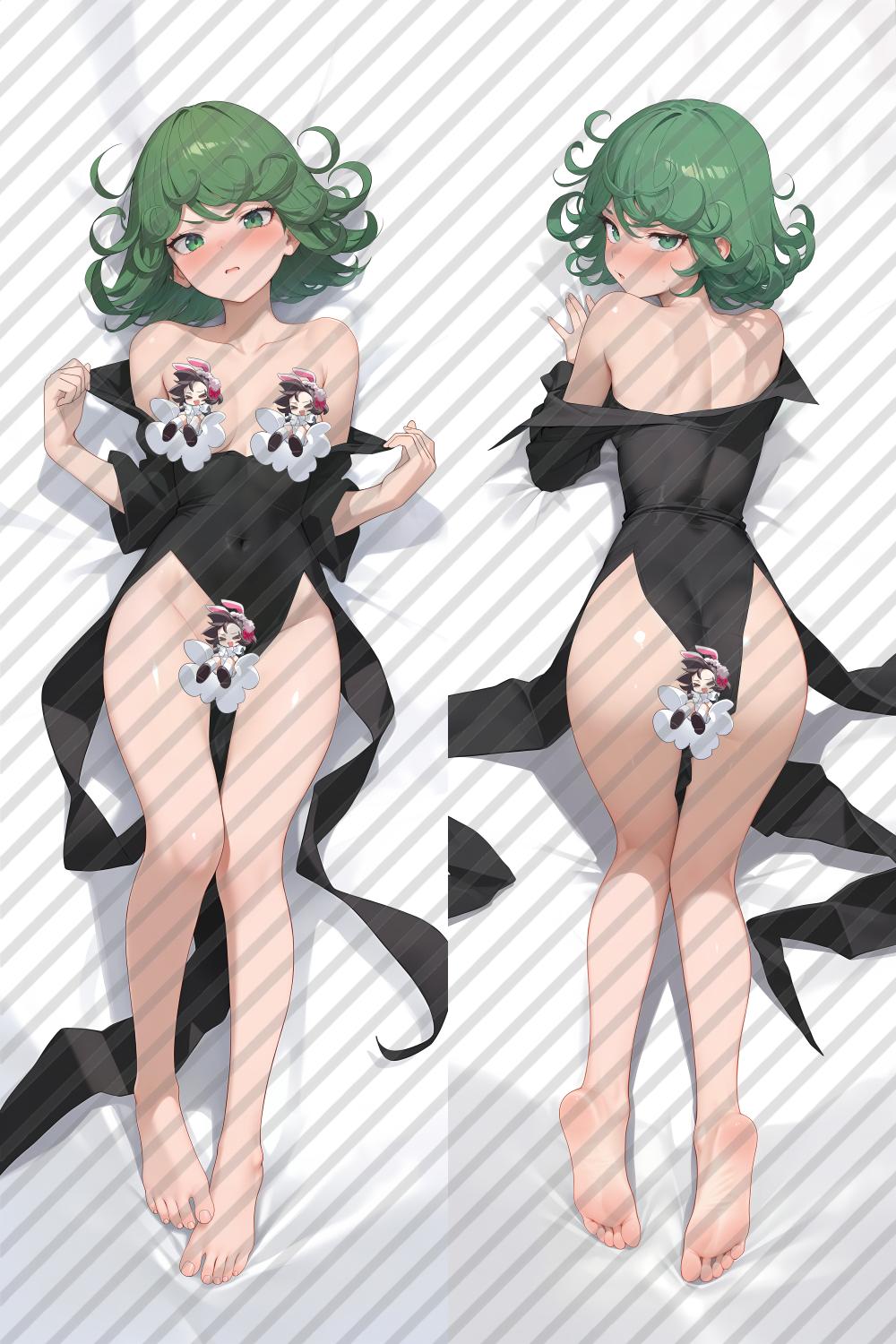 One Punch Man Tatsumaki Anime Dakimakura Naked Body Pillow Cover image 0