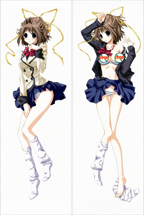 Doko e Iku no, Ano Hi - Ema Kunimi Anime Dakimakura Japanese Pillow Cover image 0
