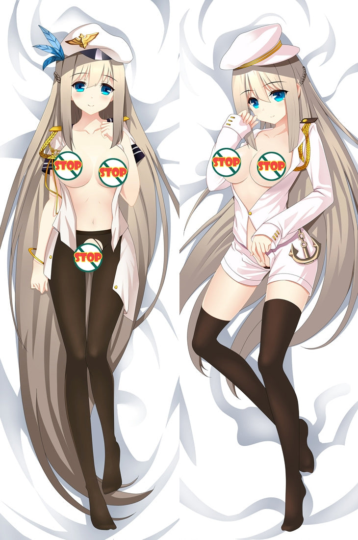 Warship Girls Lexington Anime Dakimakura Pillow Cover image 0