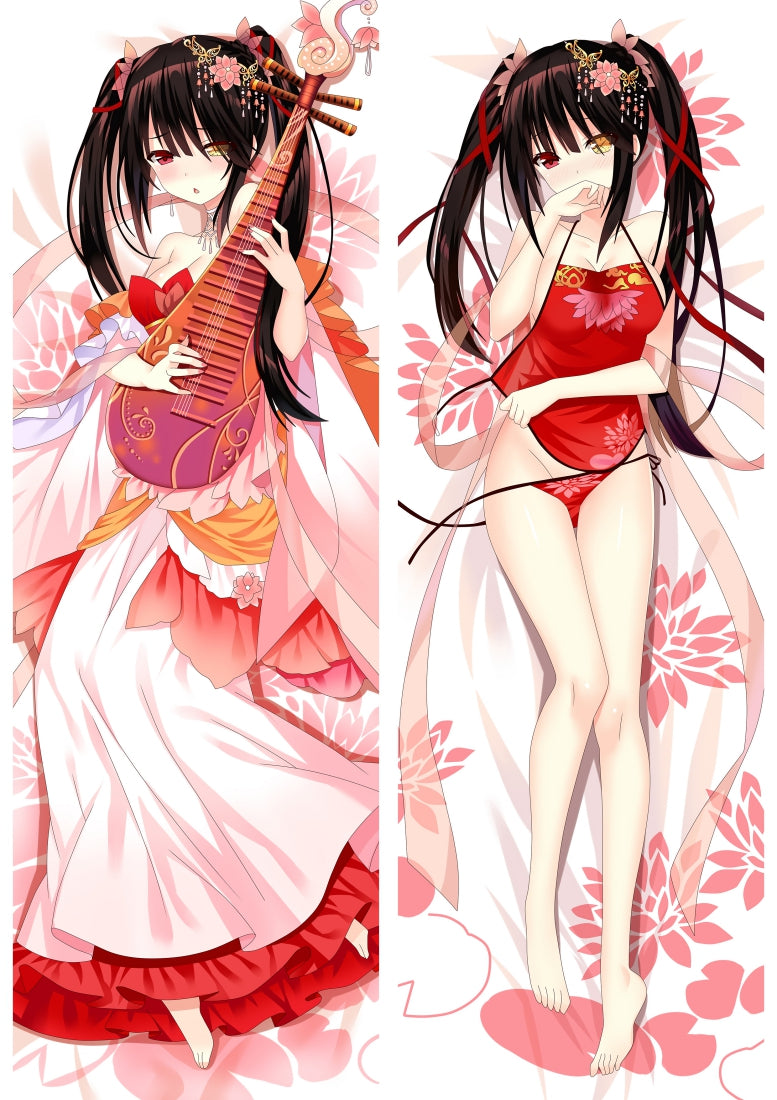Date A Live Nightmare Tokisaki Kurumi Anime Dakimakura Pillow Cover image 0