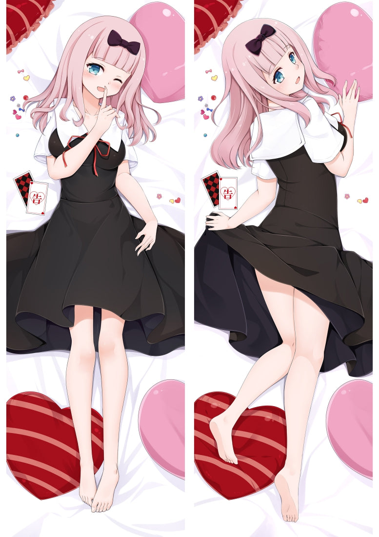 Kaguya-sama: Love Is War Fukuya Shika Anime Dakimakura Pillow Cover image 0
