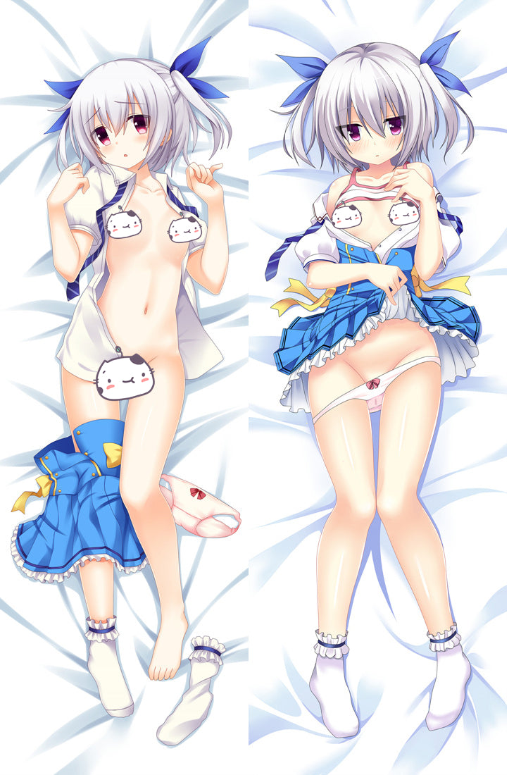 Galgame Uniform Loli Girl Anime Dakimakura Pillow Cover image 0