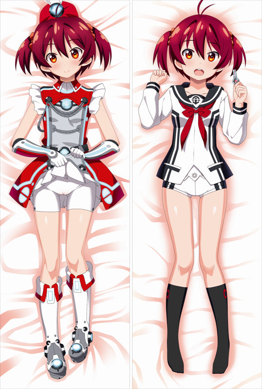 Vividred Operation Akane Isshiki Anime Dakimakura Japanese Pillow Cover image 0