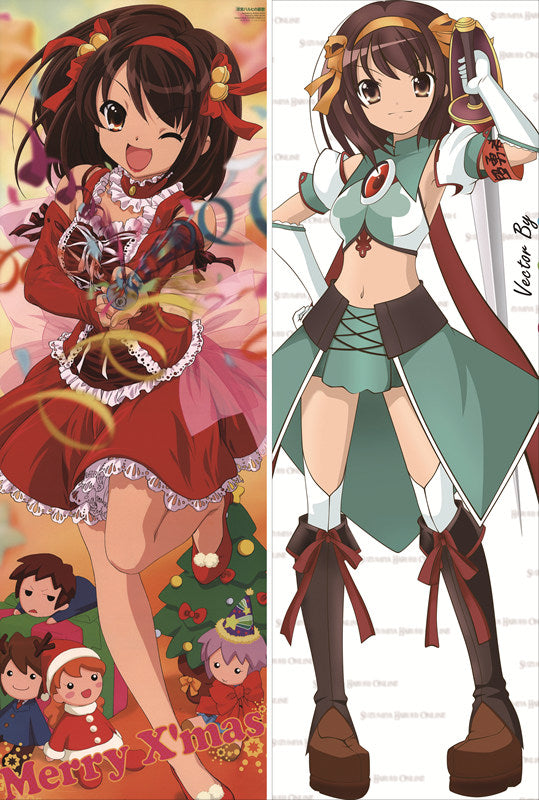 Haruhi Suzumiya Anime Dakimakura Waifu Pillow Case image 0