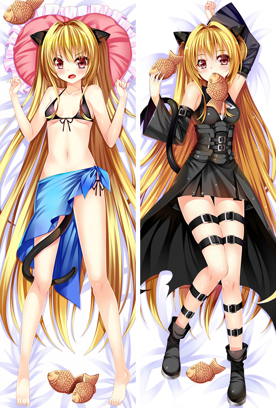 To Love-Ru Golden Darkness Yami Anime Dakimakura Pillow Case image 0
