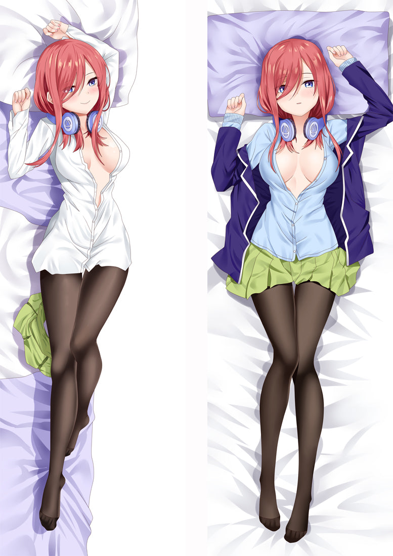 The Quintessential Quintuplets Nakano Miku Anime Dakimakura Pillow Cover image 0