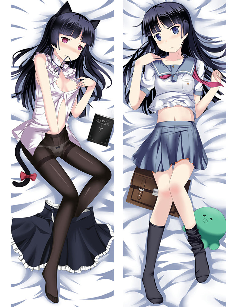 New Anime Oreimo Dakimakura Ruri Gokou Kuroneko Anime Hugging Body Pillows Case Cover image 0