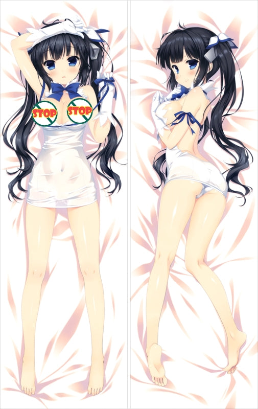 Is It Wrong to Try to Pick Up Girls in a Dungeon Hestia Anime Dakimakura Waifu Pillow Case image 0
