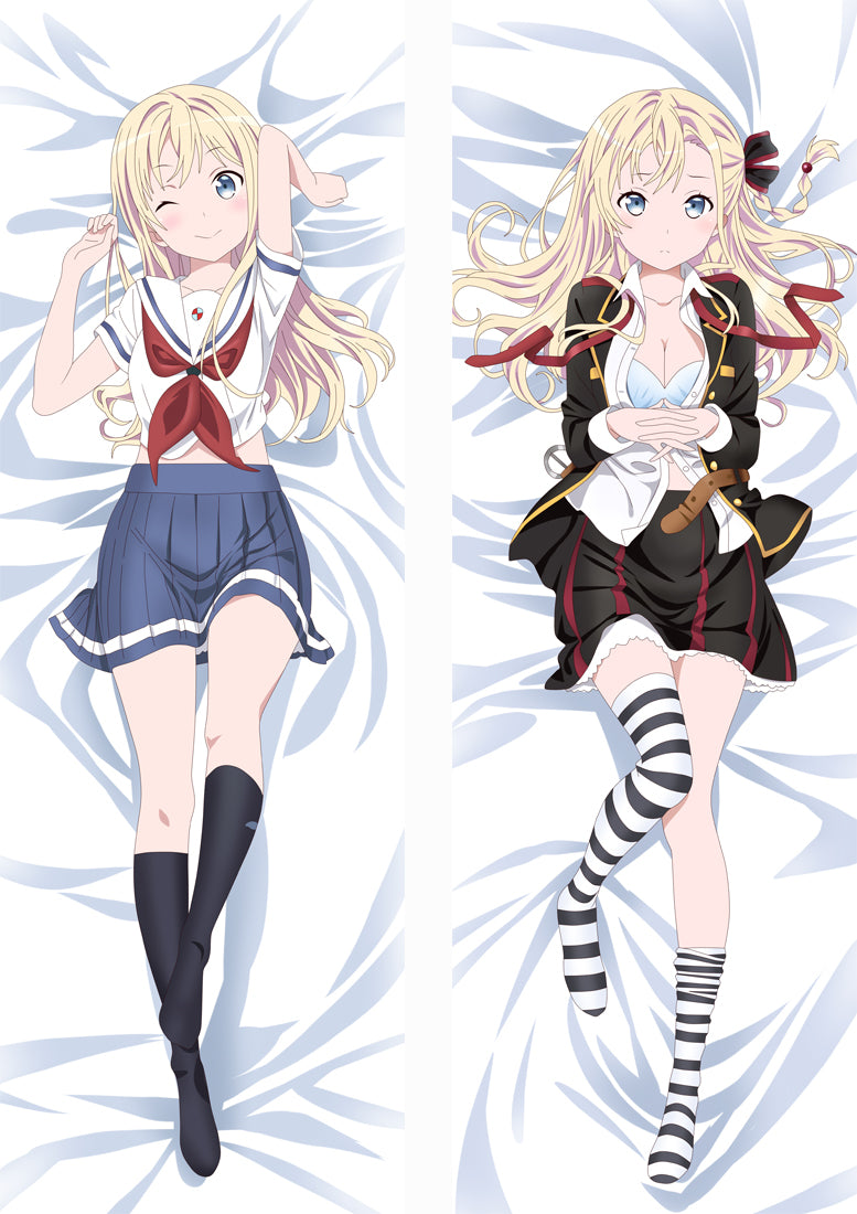 High School Fleet Anime Dakimakura Pillow Cover image 0