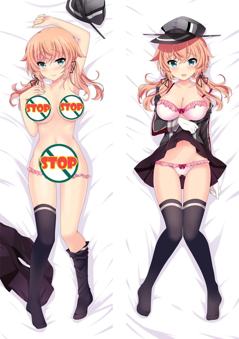 Prinz Eugen Kantai Collection Anime Dakimakura Body Pillow Cover image 0