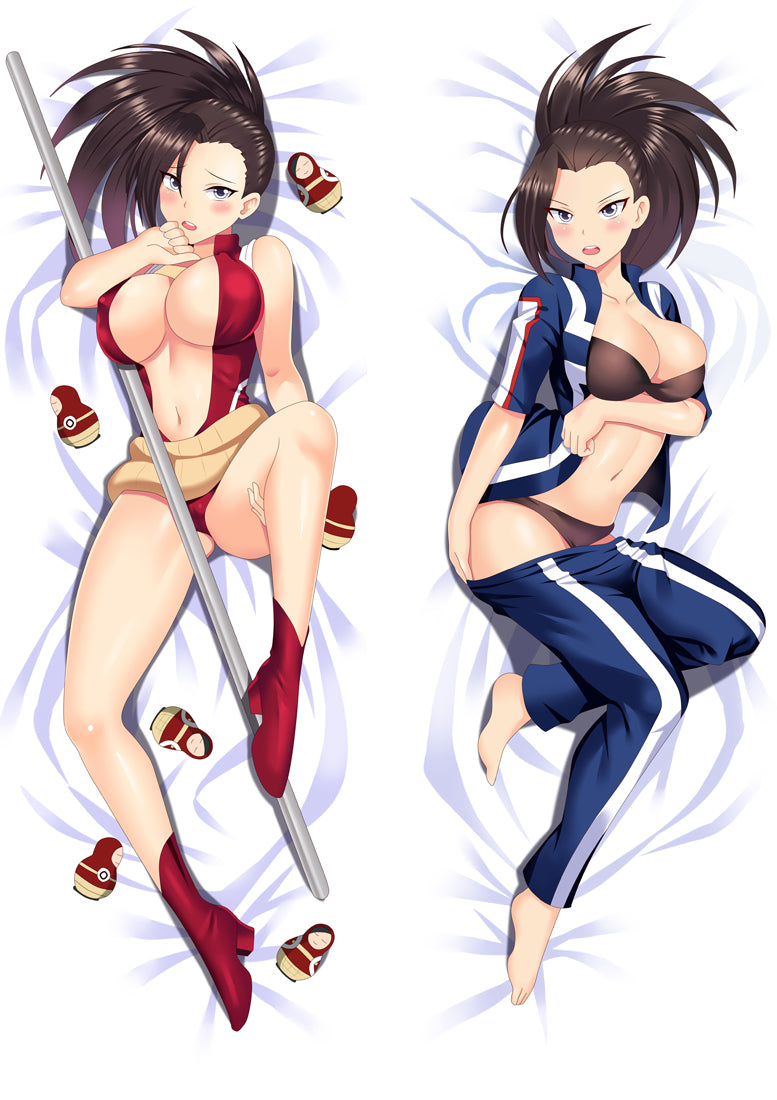 My Hero Academia Yaoyorozu Momo Anime Dakimakura Body Pillow Cover image 0