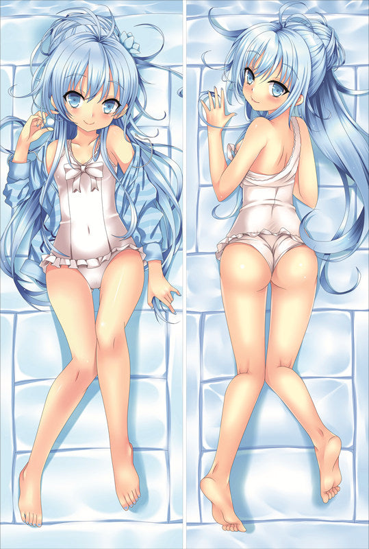 Electromagnetic Wave Woman and Adolescent Man Erio Touwa Anime Dakimakura Body Pillow Cover image 0