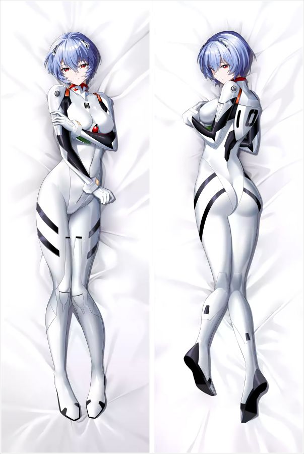 Neon Genesis Evangelion Rei Ayanami Anime Dakimakura Girl Body Pillow Cover image 0