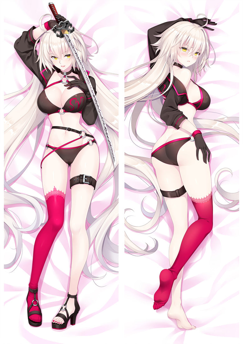 Fate/Grand Order Jeanne d'Arc(Alter) Anime Dakimakura Pillow Cover image 0