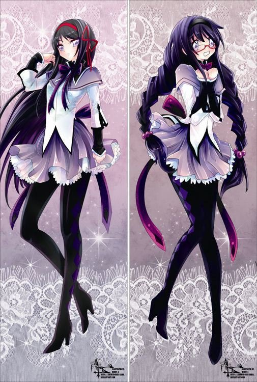 Puella Magi Madoka Magica Homura Akemi Anime Dakimakura Body Pillow Cover image 0