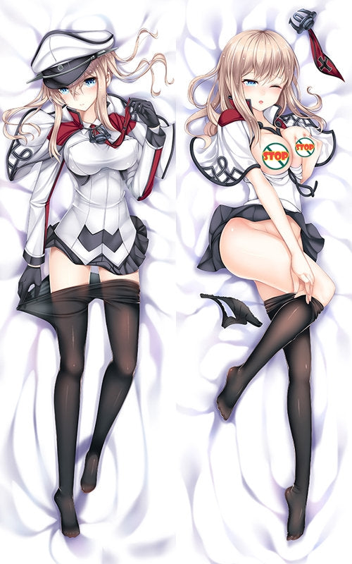 Kantai Collection Bismarck Anime Dakimakura Japanese Pillow Cover image 0