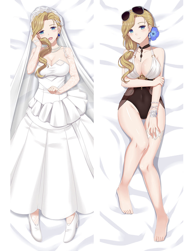 Azur Lane Hood Anime Dakimakura Pillow Case image 0