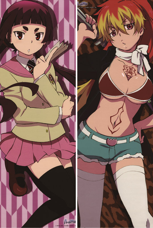 Blue Exorcist Izumo Kamiki + Shura Kirigakure Anime Dakimakura Body Pillow Cover image 0