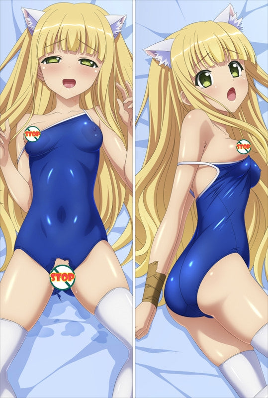 The 'Hentai' Prince and the Stony Cat Azusa Azuki Anime Dakimakura Pillow Cover image 0