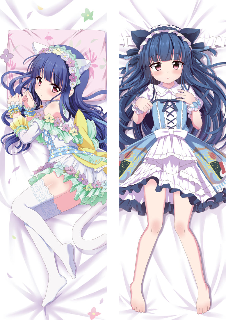 The Idolmaster Sajo Yukimi Anime Dakimakura Body Pillow Cover image 0